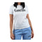 Gaelle T-shirt T-shirt Donna con stampa logo Bianco - Francavilla Moda